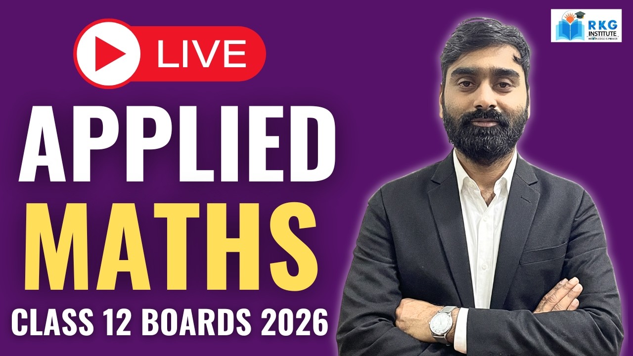 Class 12 Applied Maths | Live Revision -Linear Programming