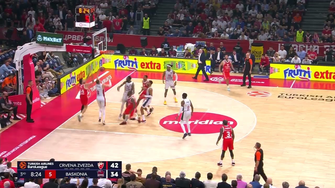 Highlights | Chima Moneke 19 pts, 6 reb y 25 val VS Estrella Roja | EuroLeague R.2