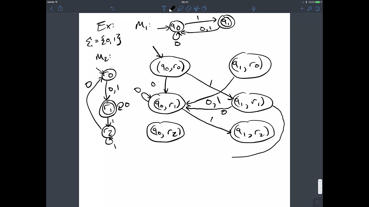 Theory of Computation Lecture: Product Construction Example + NFAs