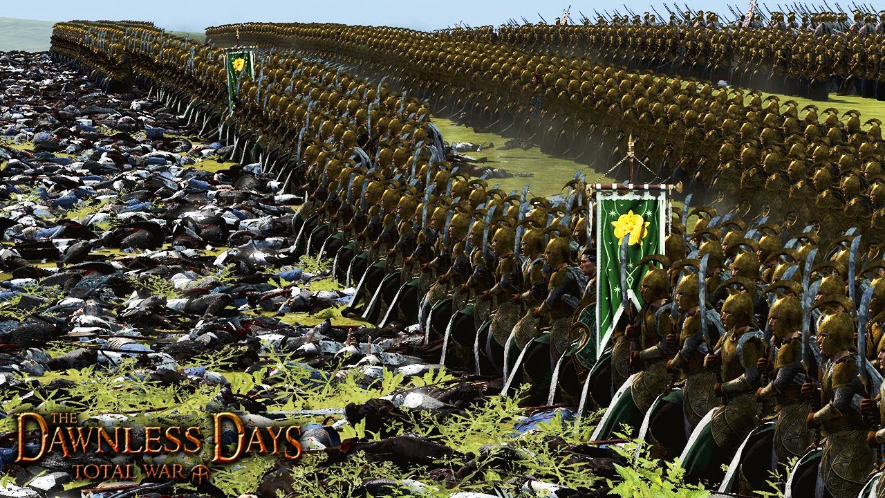 The Last Day of the Elves!? Lindon VS Umbar | 26,000 Units | The Lord Of The Rings Cinematic Battle