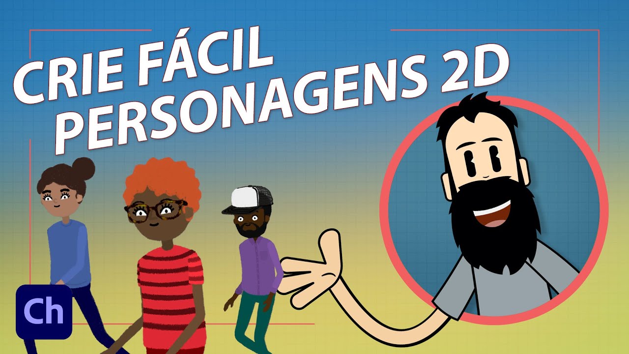 Criador de personagens! Comece a animar sem precisar desenhar.