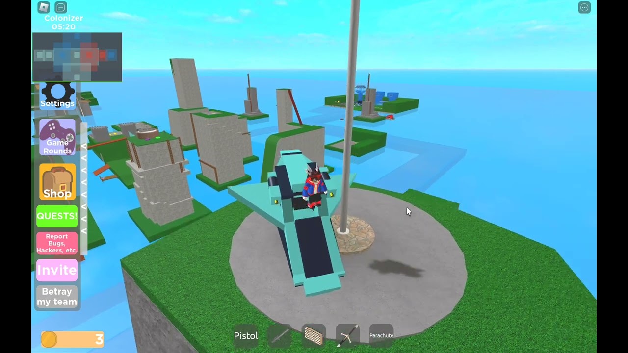 Turqouise Takeover - Red Vs Blue Plane Wars Solo Mode