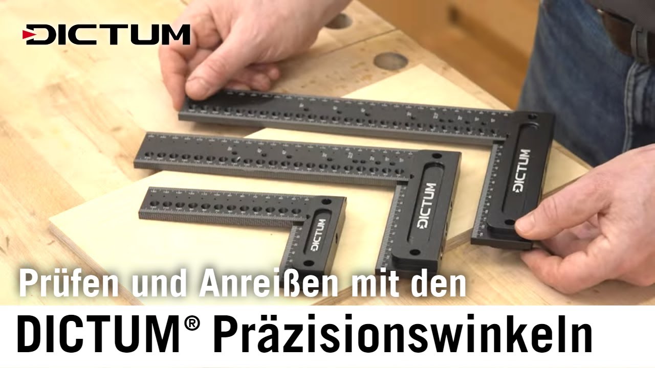 DICTUM Präzisionswinkel - Prüfwinkel und Anreißwinkel in einem! #dictum (AD)