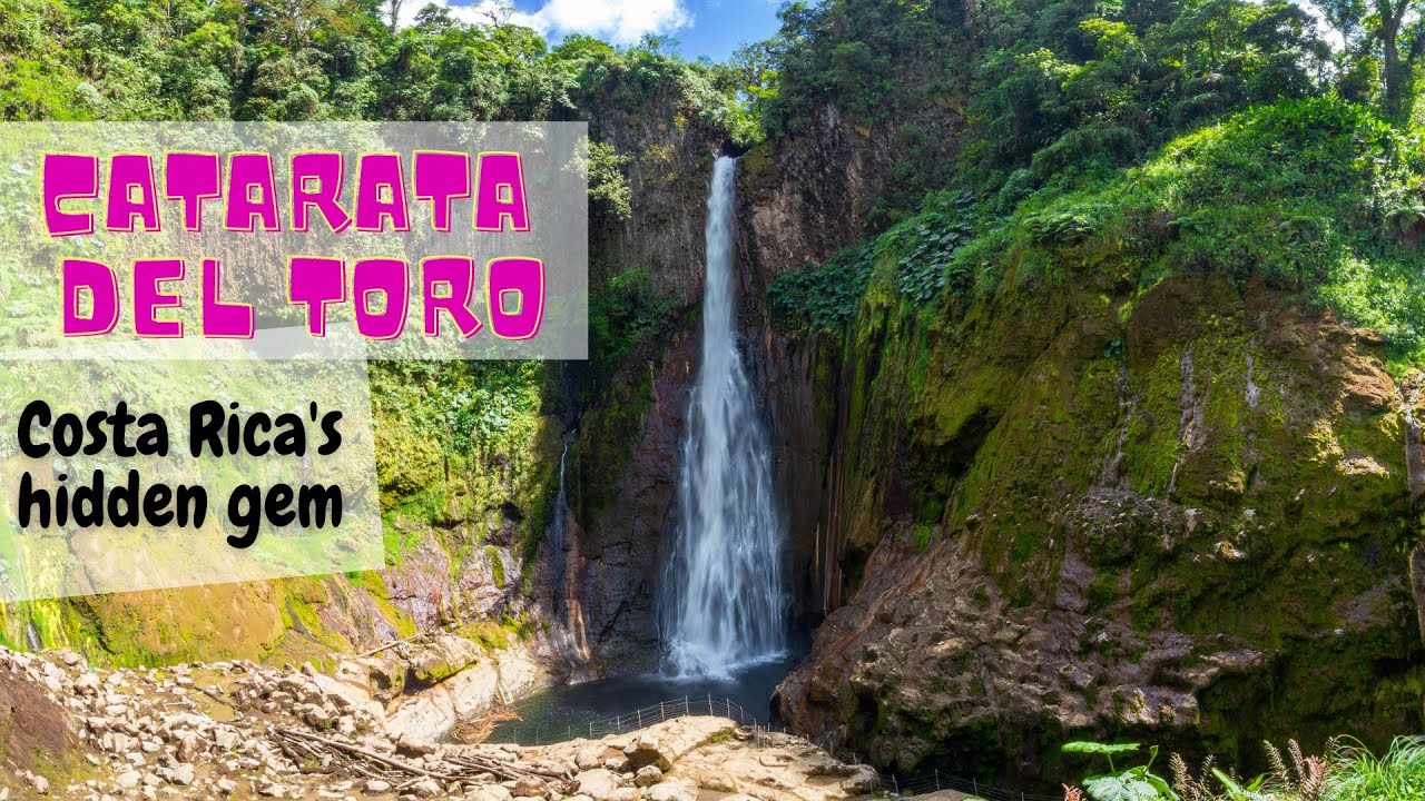 One of the BEST WATERFALLS in Costa Rica, CATARATA DEL TORO, Costa Rica travel 4K