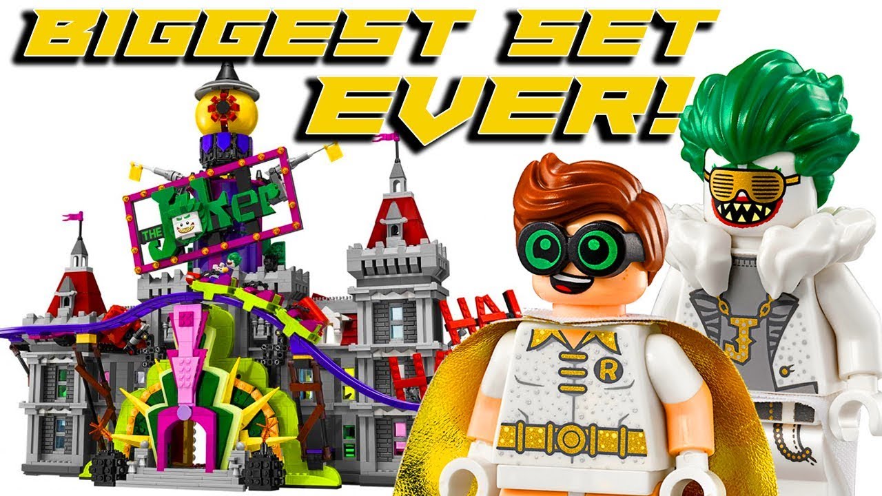 Lego Batman Movie The Joker Manor Set 70922 - Biggest Batman Set