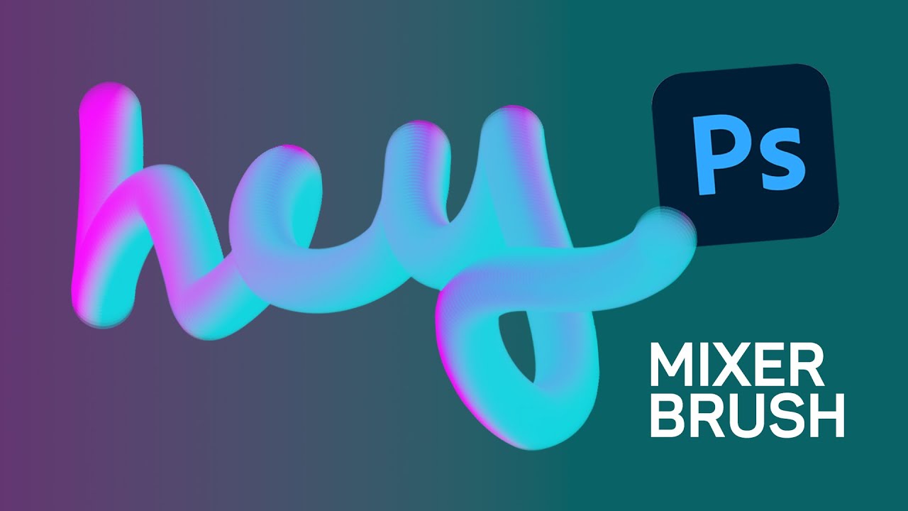 Mixer Brush Tool -  Short Photoshop Tutorial