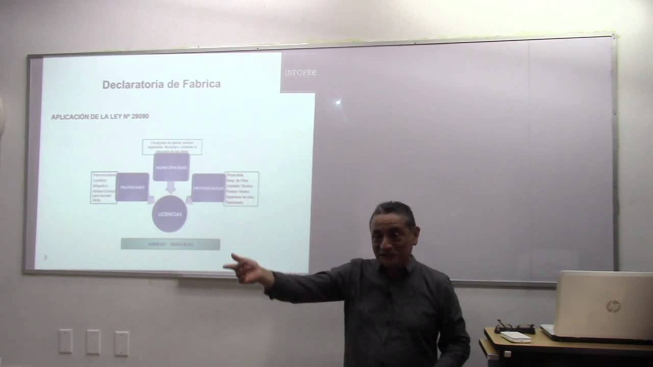 INFOPRE - Declaratoria de Fabrica