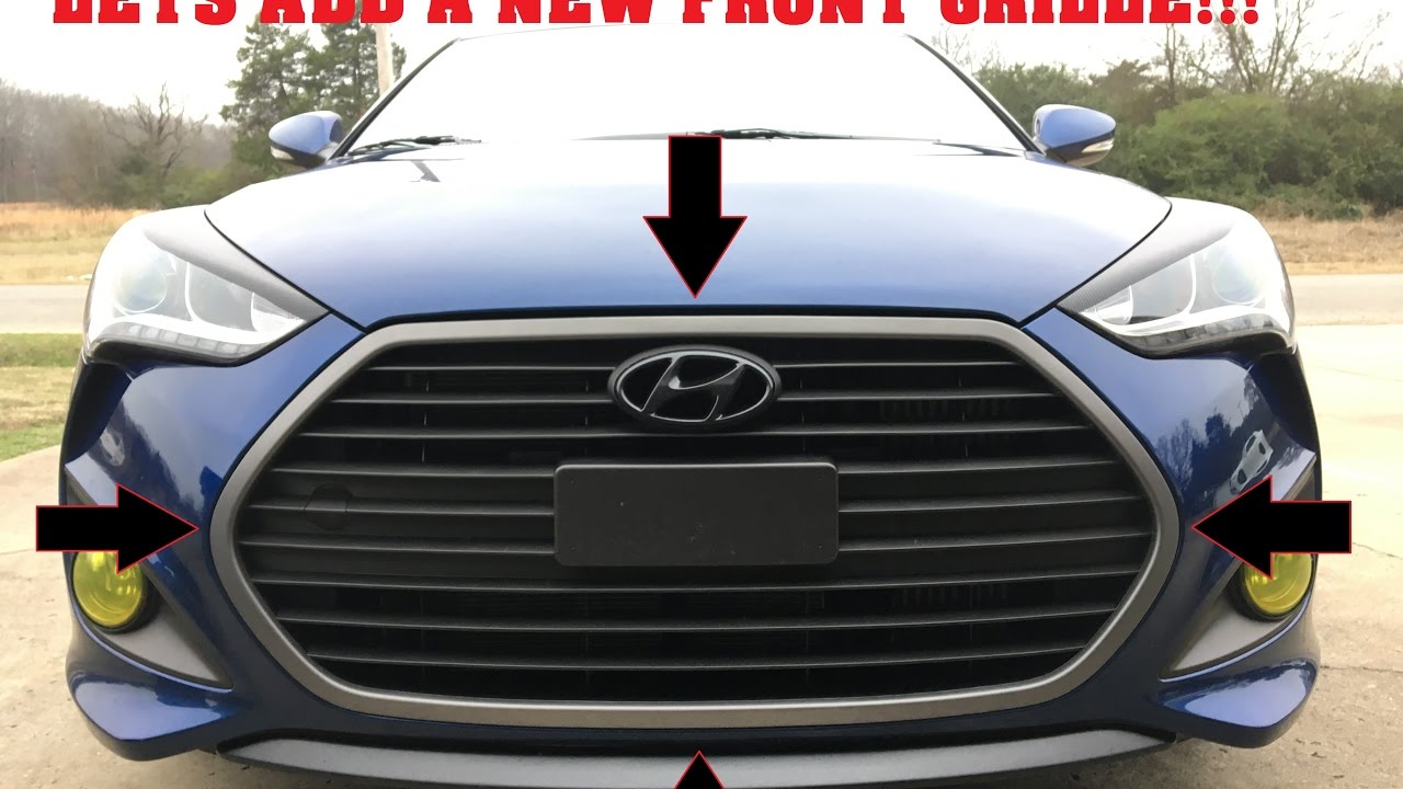 HOW TO PUT A MESH GRILLE ON A VELOSTER TURBO