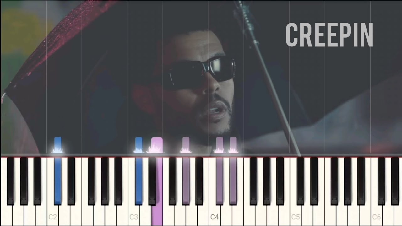 Metro Boomin - Creepin | Piano tutorial