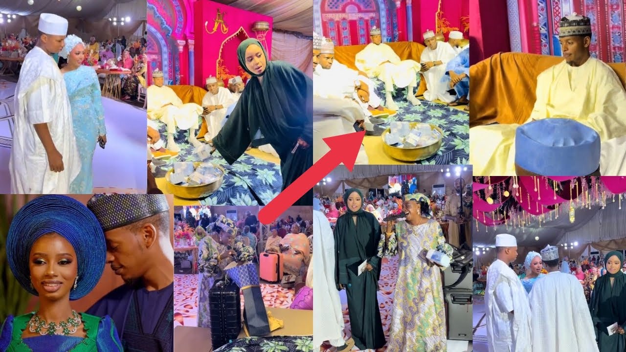 Yadda Akayi Barin Kudi A Ajon Aisha Dikko Radda Da Ahmad Uthman Cikakken Bidiyon Shagalin Biki