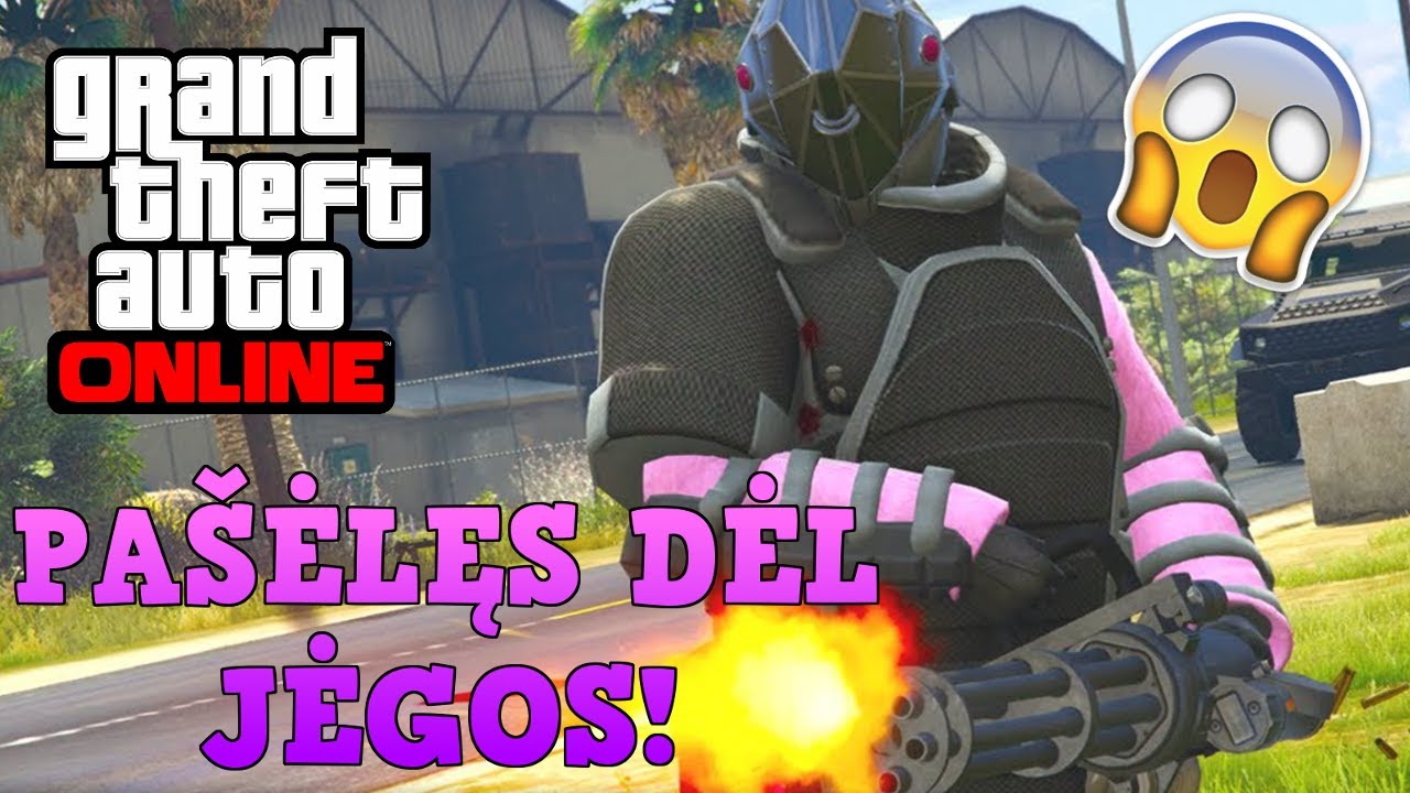 Edvisss Žaidžia - GTA Online #32 Pašėlęs dėl JĖGOS!!! ^.^