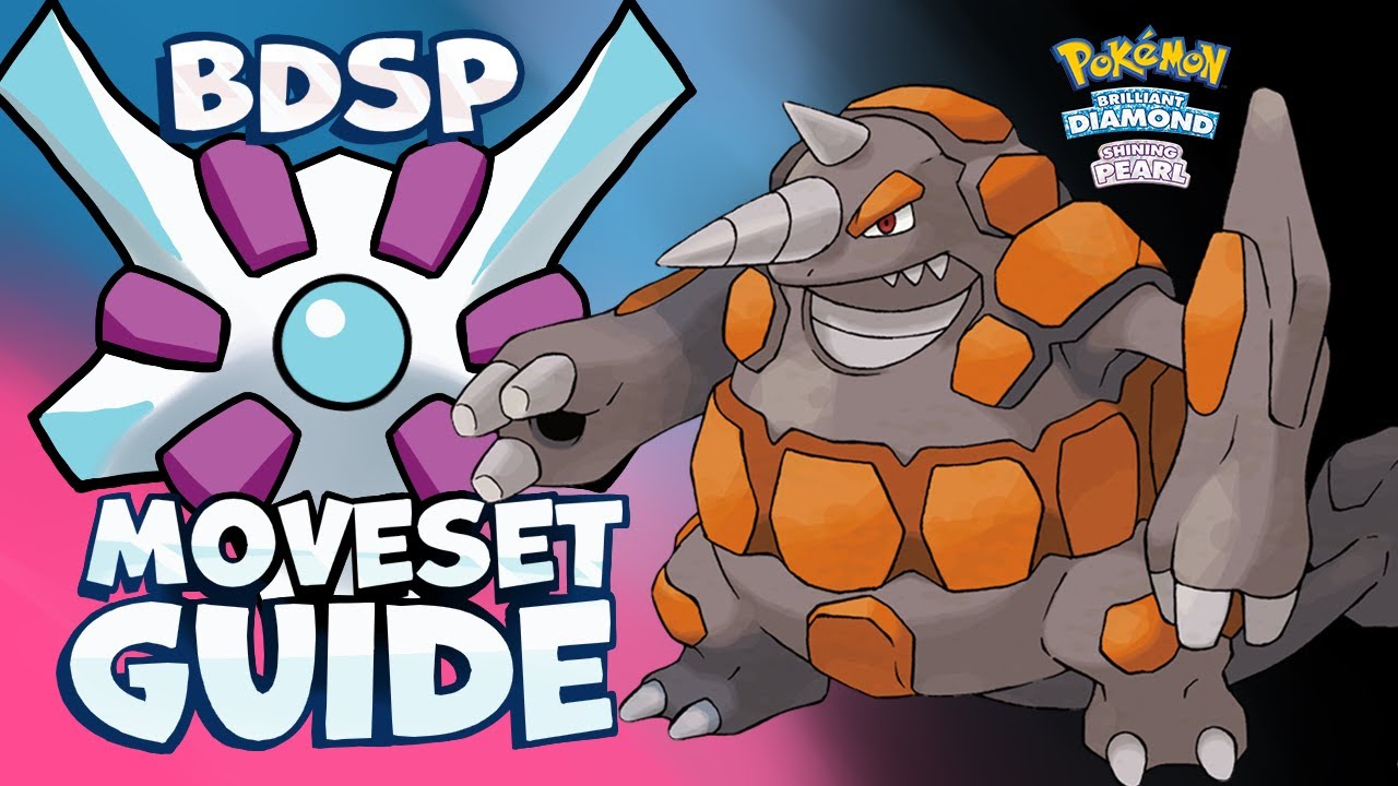 How to use RHYPERIOR! RHYPERIOR Moveset Guide! Pokemon Brilliant Diamond and Shining Pearl