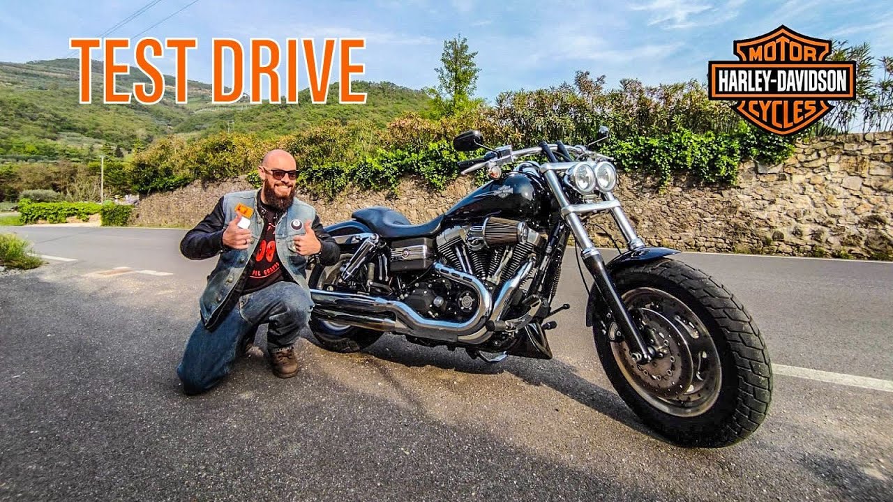 Harley davidson Fat bob test drive#harleydavidson #fatbob