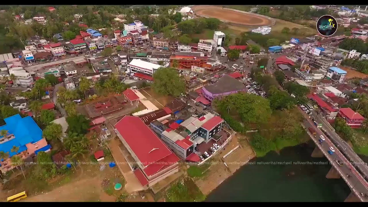 Muvattupuzha town/aerial view