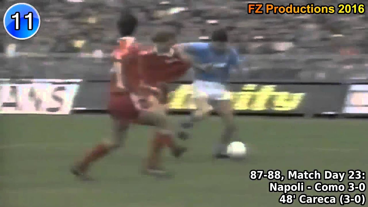 Careca - 73 goals in Serie A (part 1/3): 1-32 (Napoli 1987-1989)