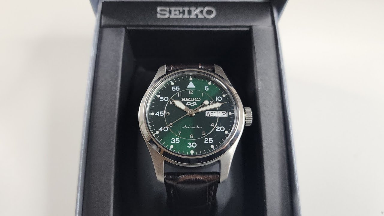 Seiko 5 Green Dial SRPJ89 — распаковка и первые впечатления