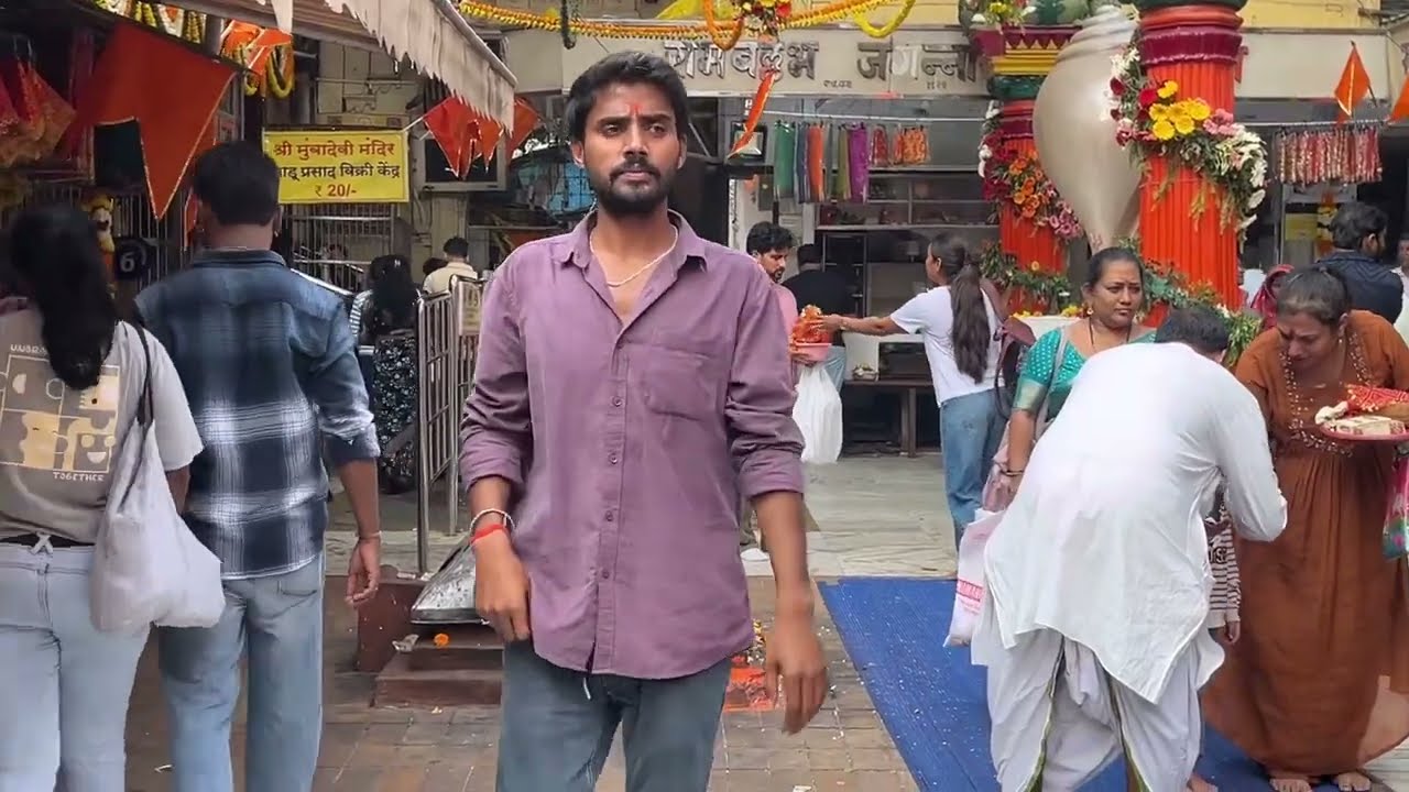 mumbai mumba devi mandir jai mata di 🙏 #music #love #lifeisbutadream #comedy #funny 
