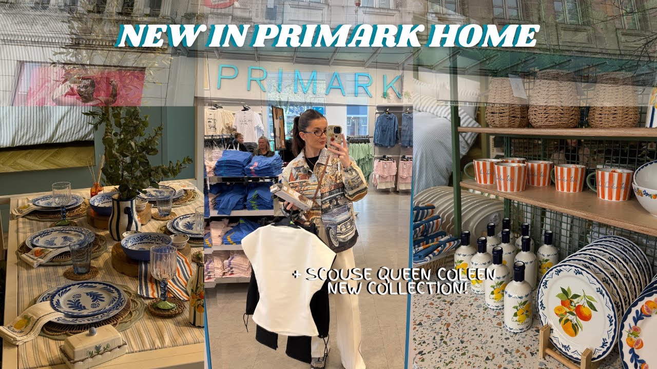 Новинки в Primark Home весна 2026: товары для дома и коллекция Колин Руни 🩵 плюс небольшой обзор ...