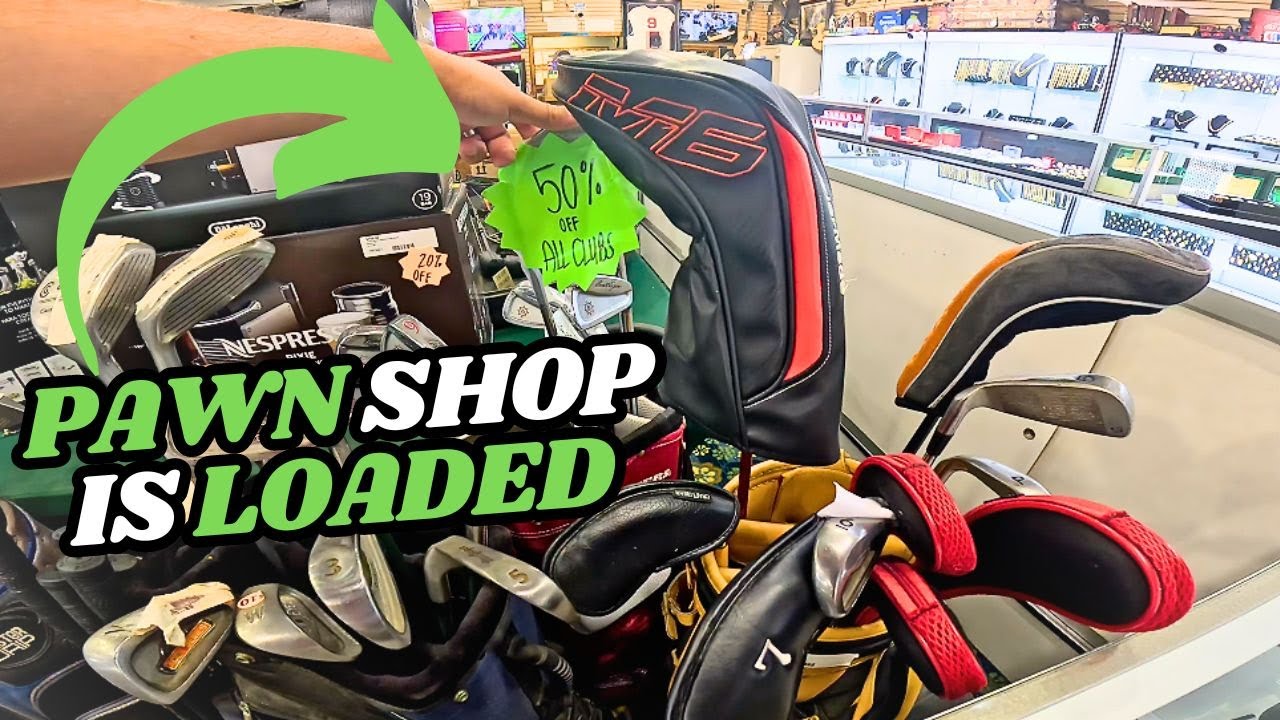 This Pawn Shop was Loaded with Callaway Taylormade Ping Golf Clubs!!