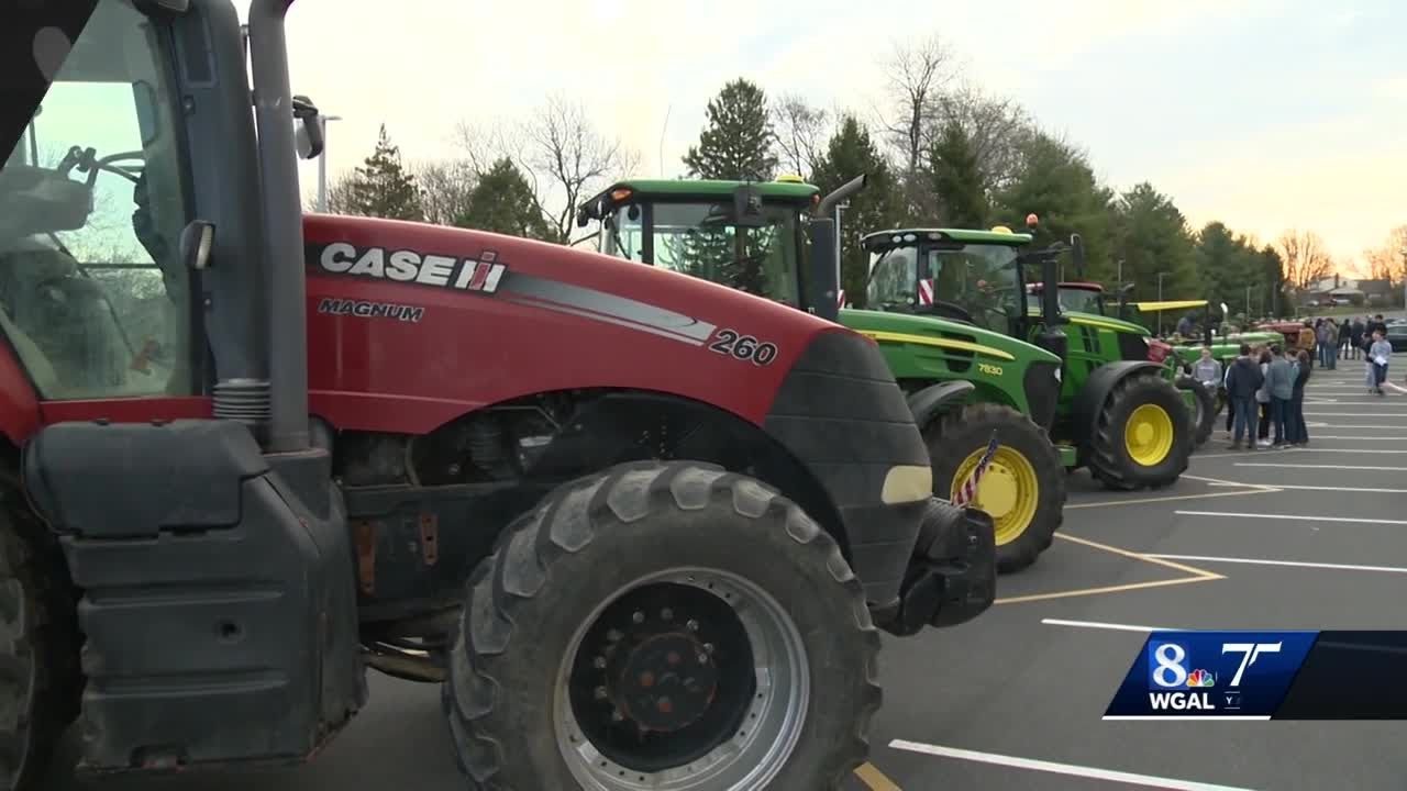 It was Drive Your Tractor to School Day at Penn Manor School District