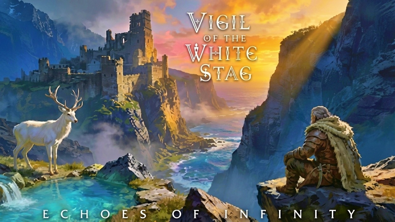 Vigil of the White Stag | Fantasy Celtic Ambience | Relaxing Music [No Ads]