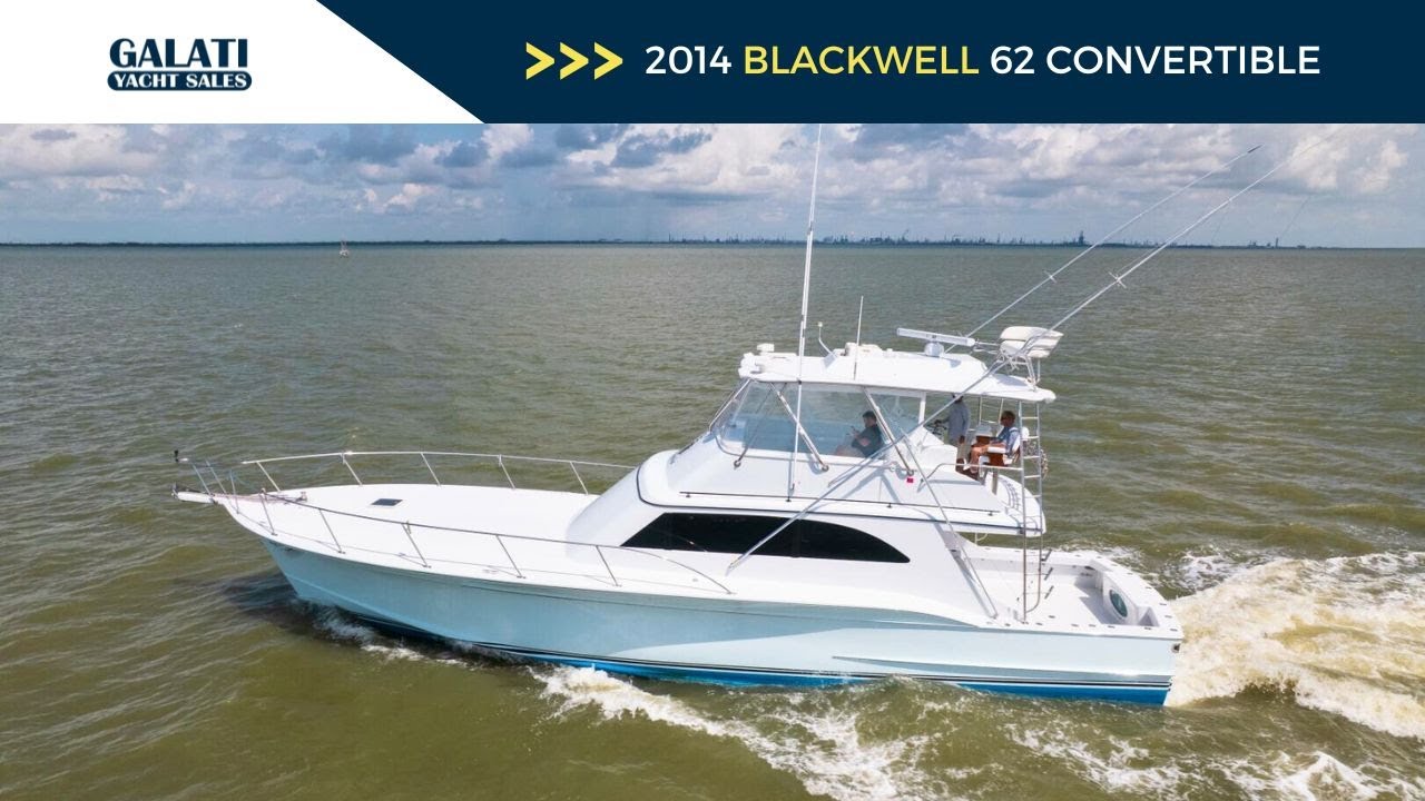 2014 Blackwell 62 Convertible “A-Salt Weapon” – Custom Carolina Sportfish Yacht For Sale