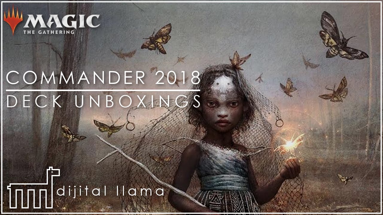 COMMANDER 2018 | Decks Unboxing | MtG