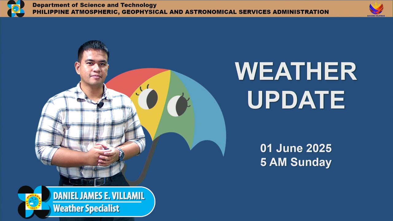 Public Weather Forecast issued at 5AM | June 1, 2025 - Sunday