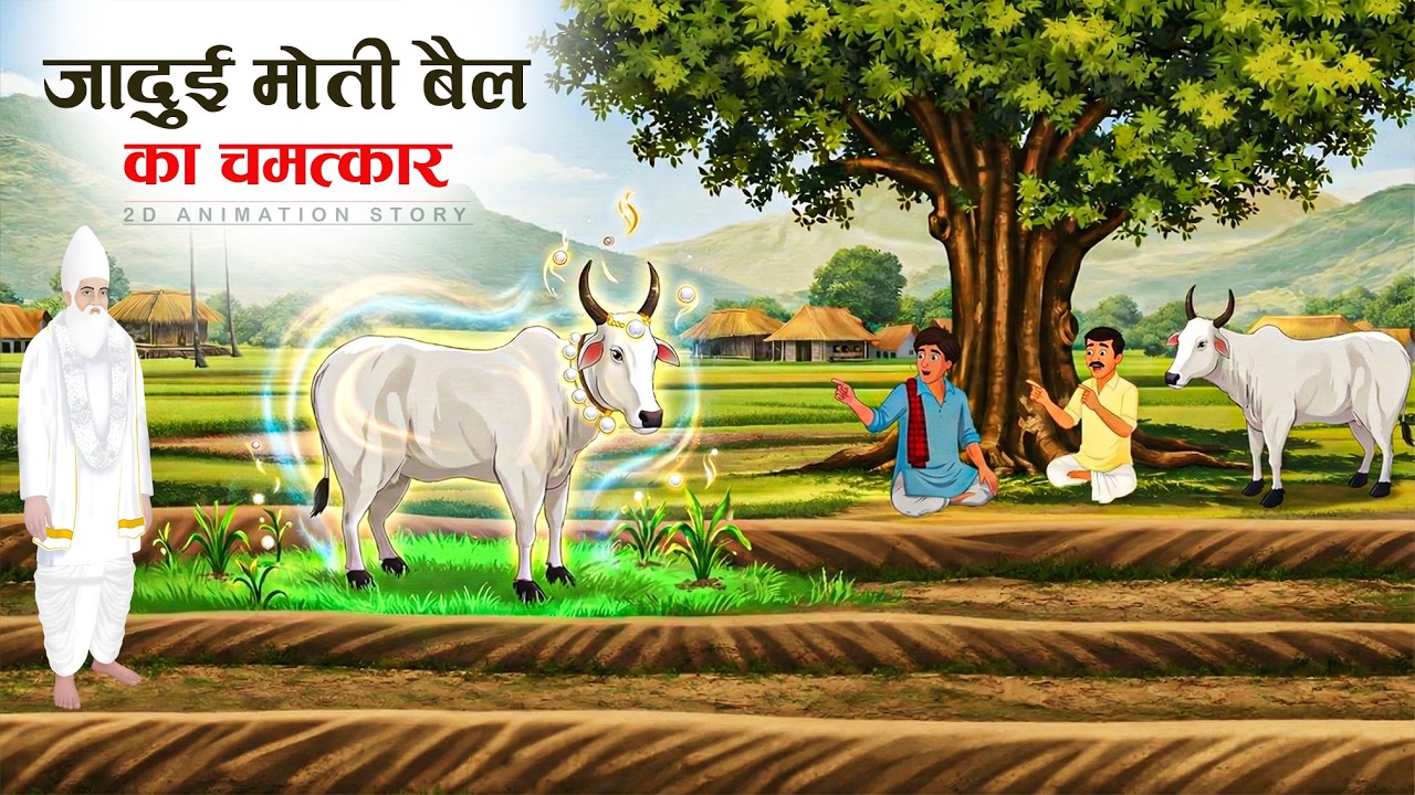 गरीब किसान को मिला जादुई बैल ! Jadui Kahani | Moral Stories | Cartoon Story | 2D Divine Magic