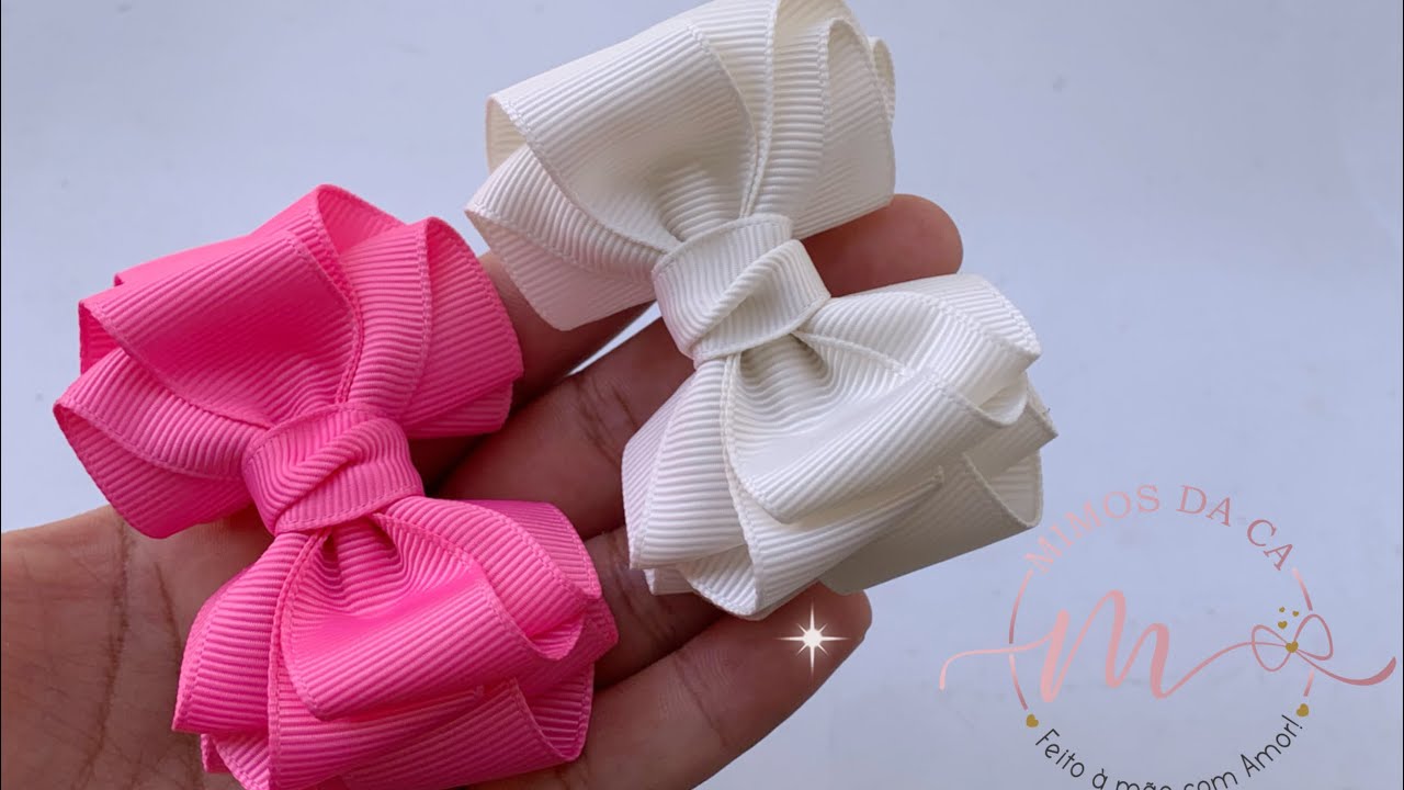 LAÇO MILENA POMPOSO🎀FÁCIL INICIANTE