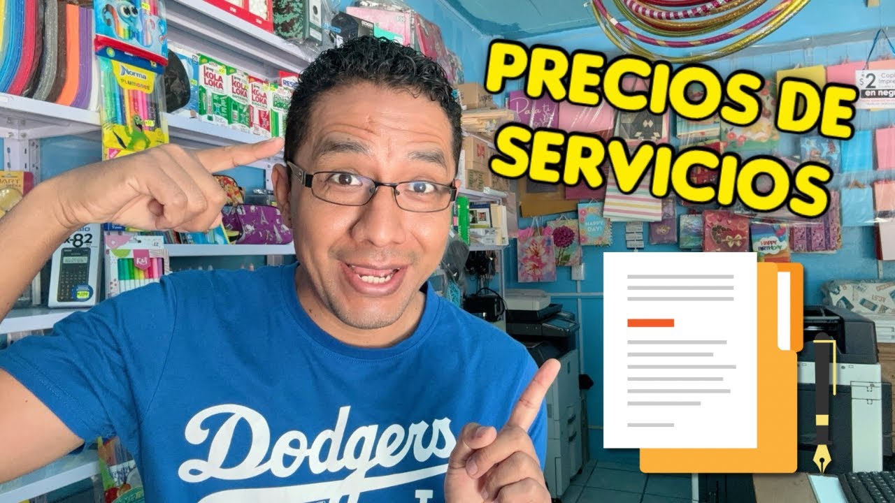 Precios de nuestros servicios - Papelería ✏️📁