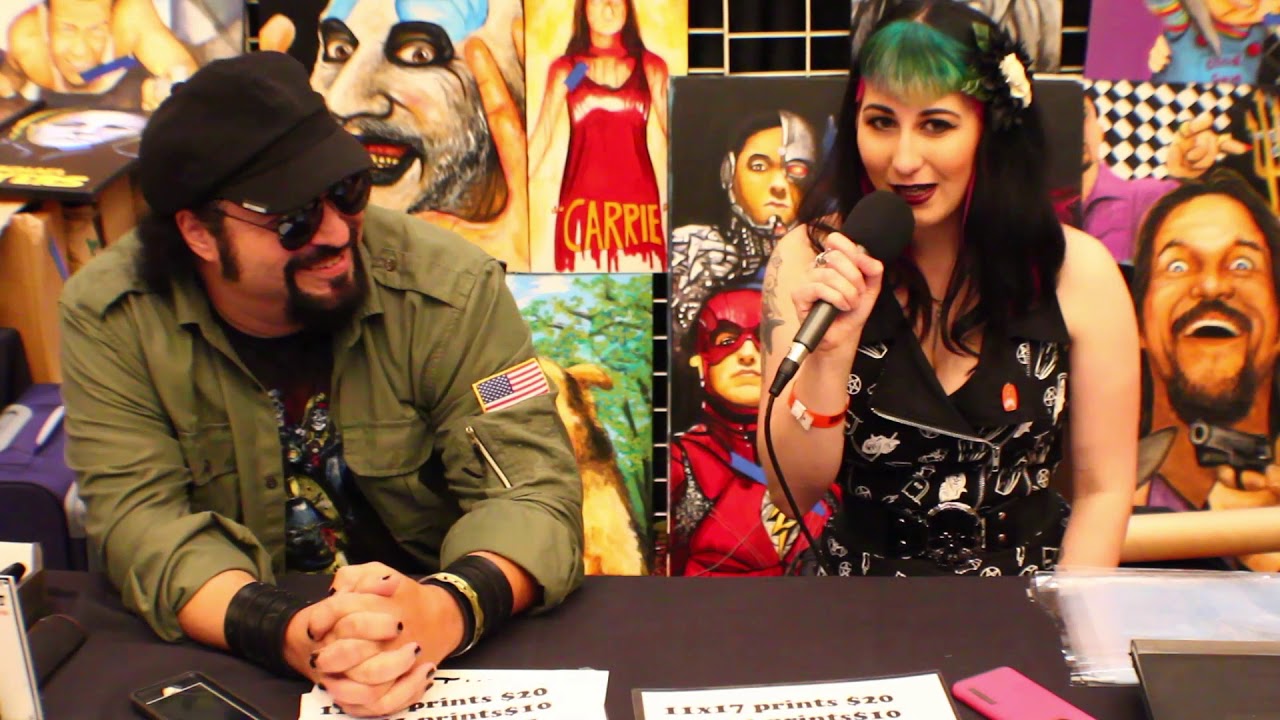 Artist Felix Matos at Texas Frightmare Weekend 2018