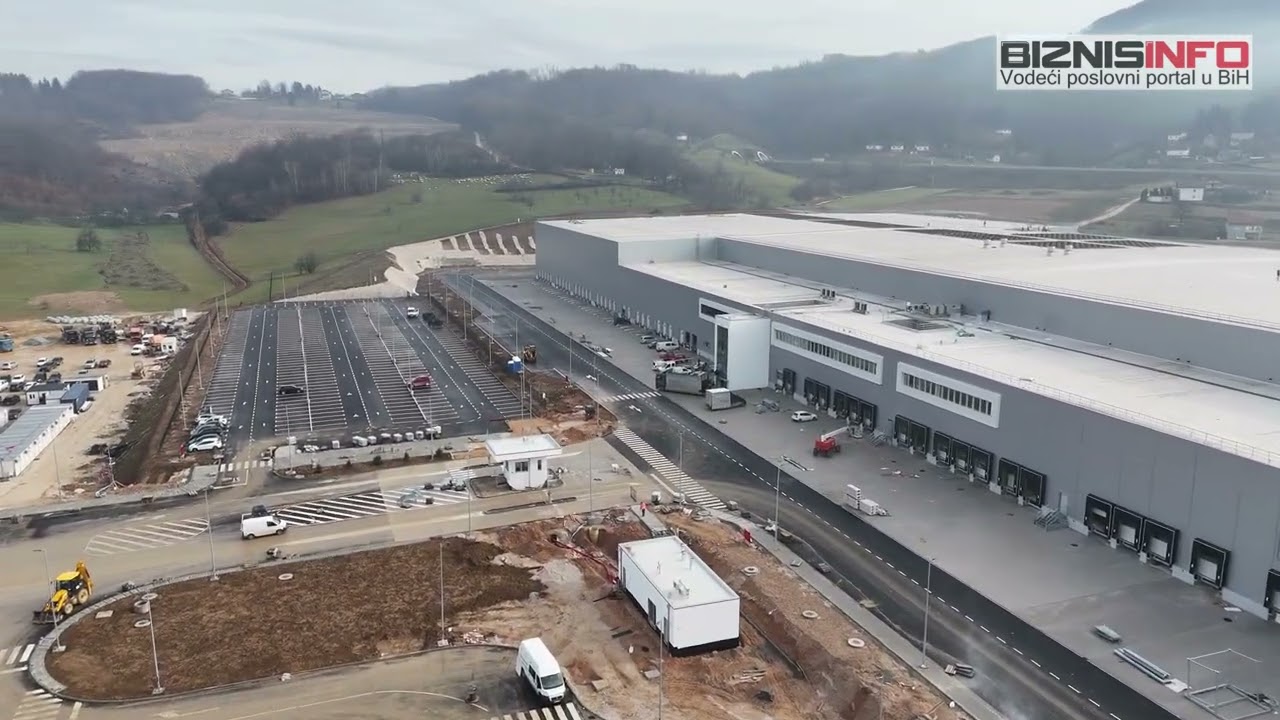 Završena gradnja Lidl centra u BiH! Spektakularni dron snimci megagrađevine u Lepenici