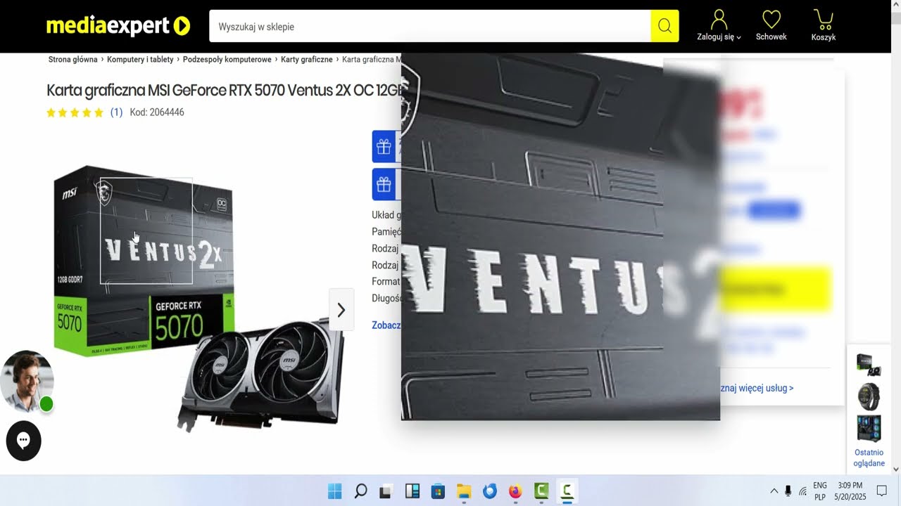 MSI GeForce RTX 5070 Ventus 2X OC 12GB DLSS 4. Jak producent opisuje tą kartę graficzną?