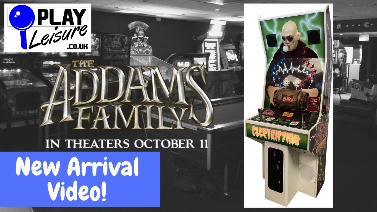 Prepare for a shock! It's The Addams Family Generator Arcade Machine...