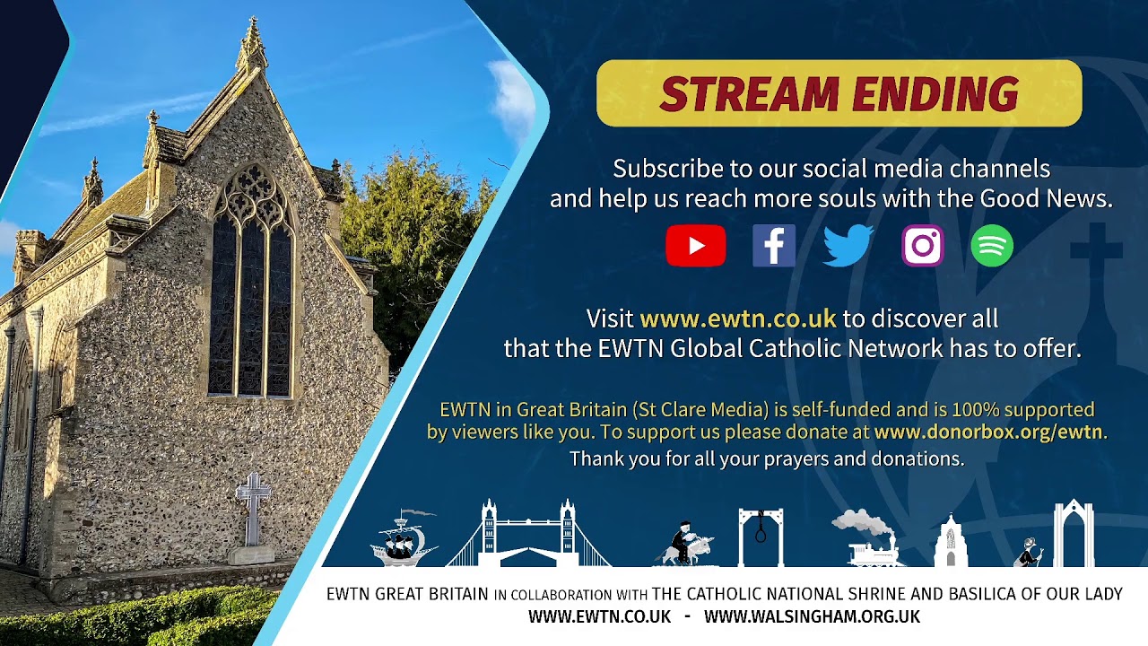 Live Divine Mercy Chaplet and Rosary from Walsingham - 11th March 2021