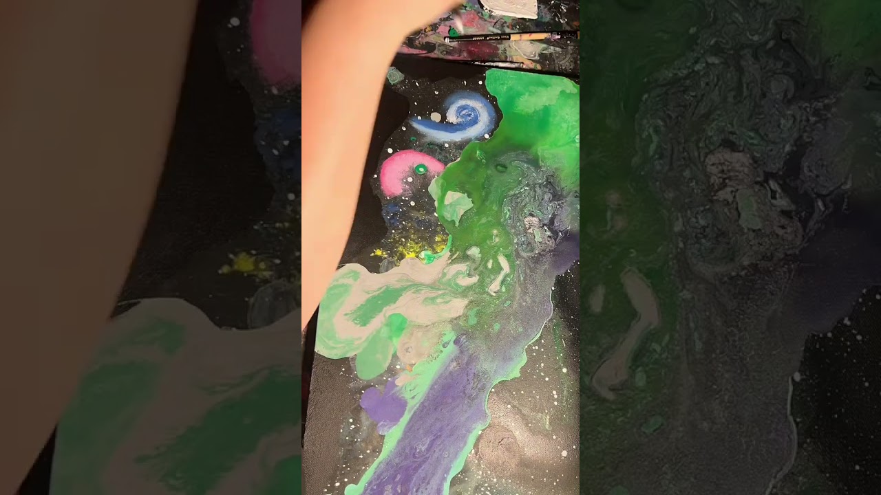 Is it art or not?🎨 &bull;&bull;&bull;#art #spaceart  #spacepainting #galaxyart  #galaxypainting