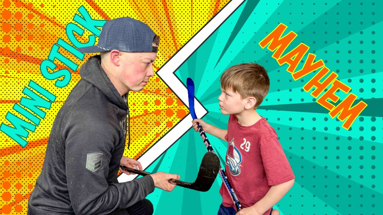 Мини-хоккей с мини-клюшками, эпизод 1 | Истон против папы в мини-хоккее с мини-клюшками (финальны...