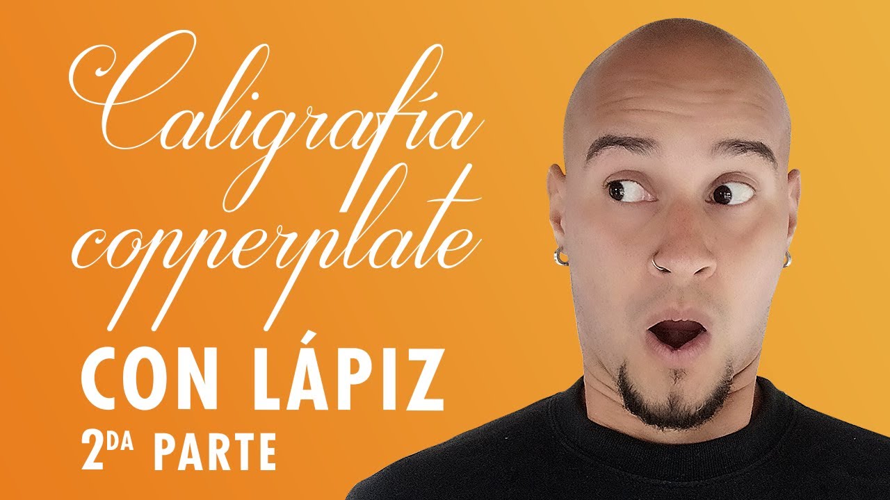 ✅✍EJERCICIOS de CALIGRAF&Iacute;A - may&uacute;scula COPPERPLATE ✍✅ con L&Aacute;PIZ