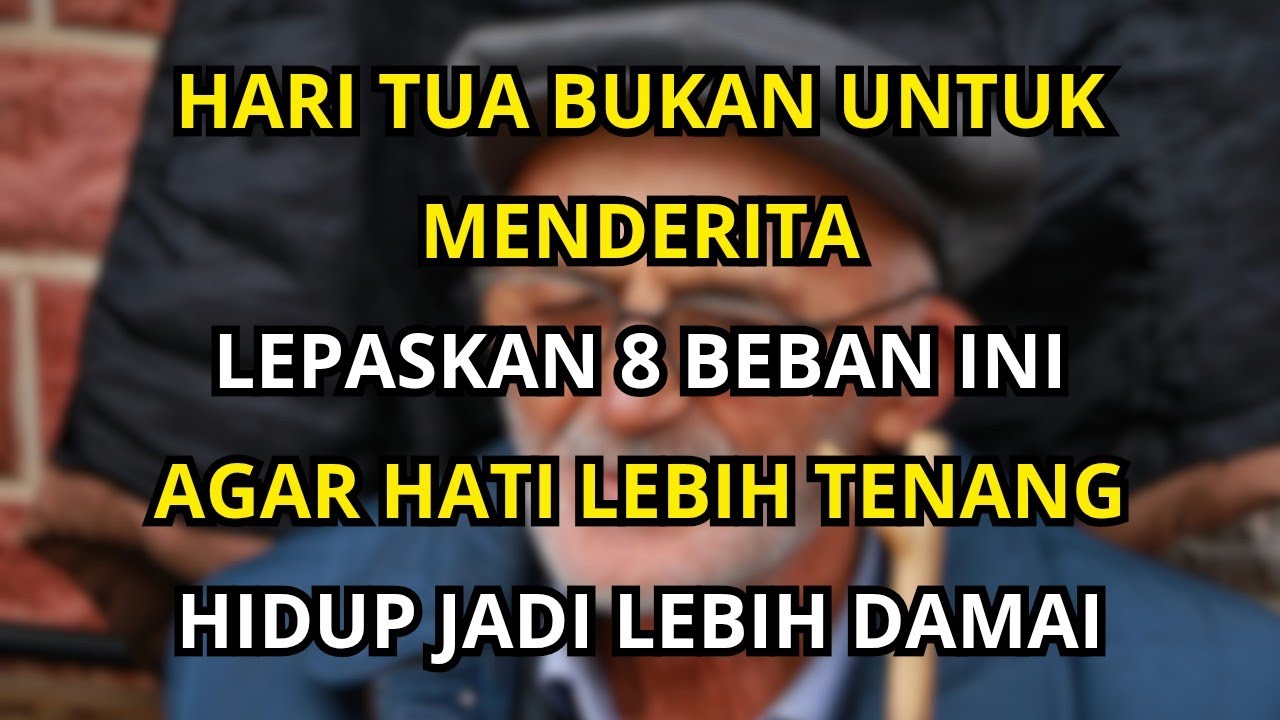 Hari Tua Itu untuk Menikmati, Bukan Menderita: 8 Hal yang Perlu Anda Ikhlaskan