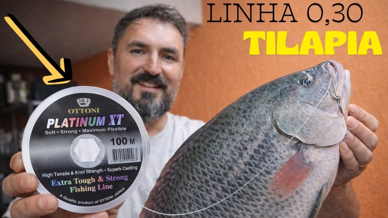 MELHOR LINHA PARA PESCARIA DE TILÁPIA 