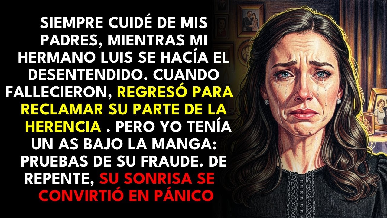 Cuidé de mis padres toda la vida, pero mi hermano quiere su parte... hasta que revelé su secreto...
