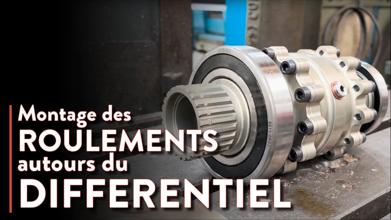 Montage des ROULEMENTS sur le DIFFERENTIEL Drexler FSAE