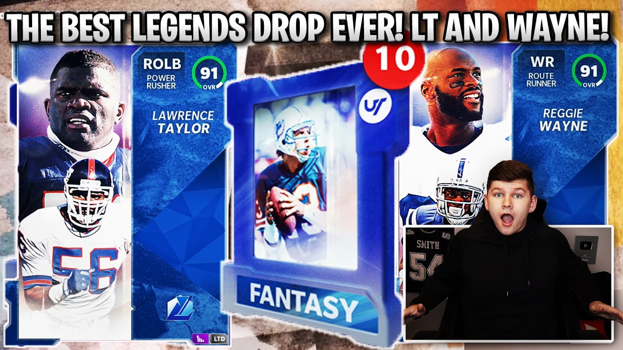 THE BEST LEGENDS DROP EVER! LEGENDS BUNDLE! LEGENDS LAWRENCE TAYLOR AND REGGIE WAYNE! | MADDEN 21