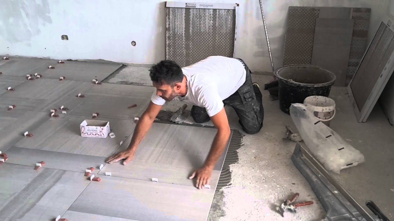 posa gres porcellanato formato 80x80