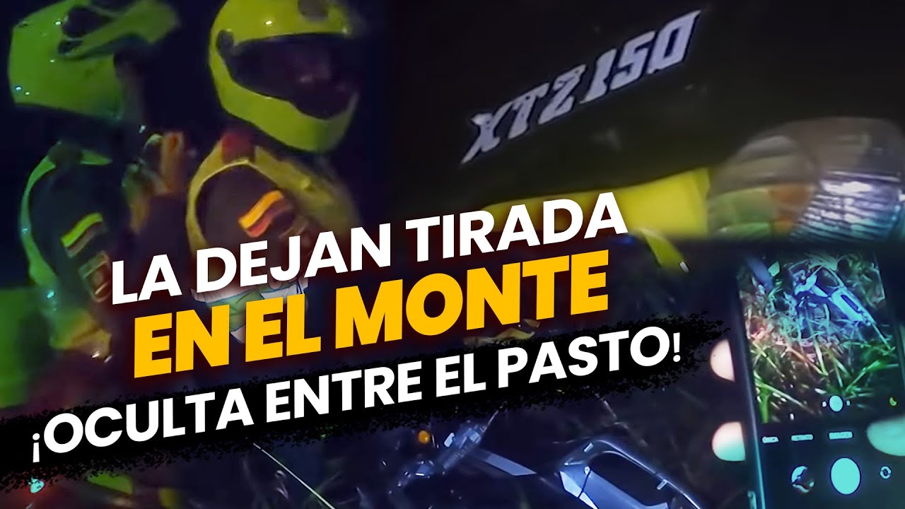 La dejaron escondida en PLENA MONTAÑA en MONTE BELLO // Una verdadera travesía recuperar esta moto.