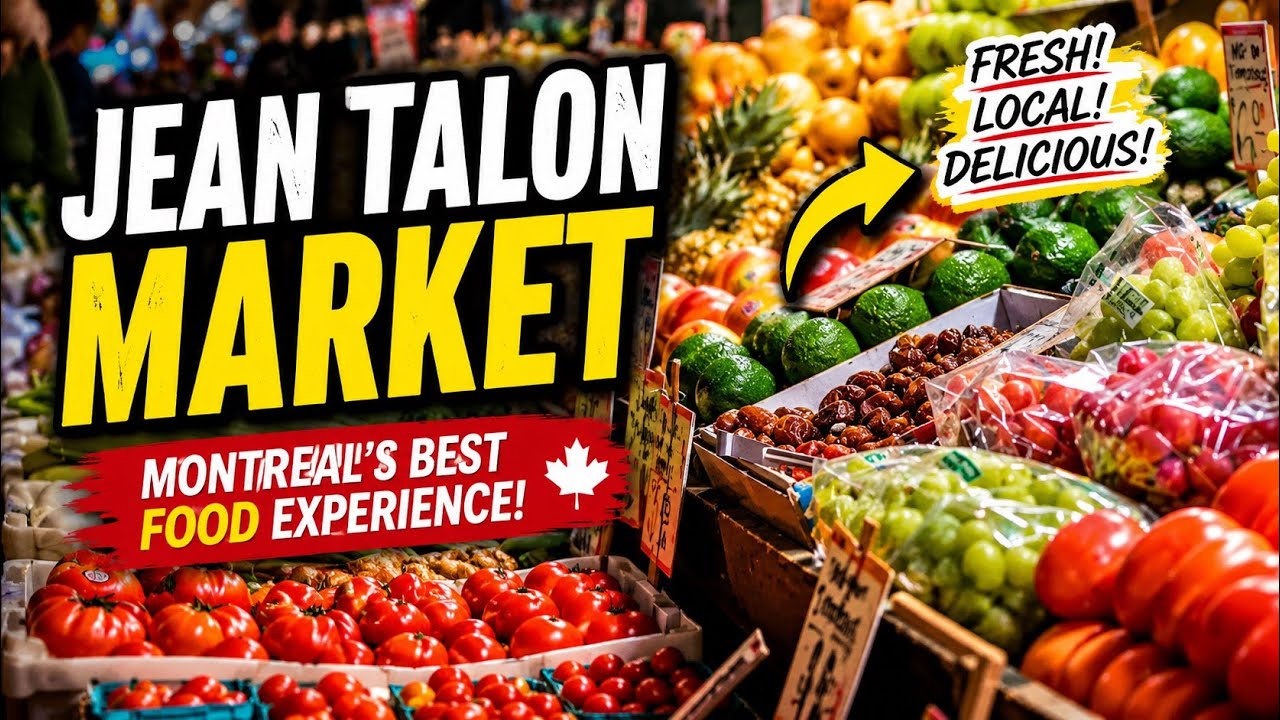 Jean-Talon Market in Montreal 🍎 | A Colorful Walk Through Local Flavors