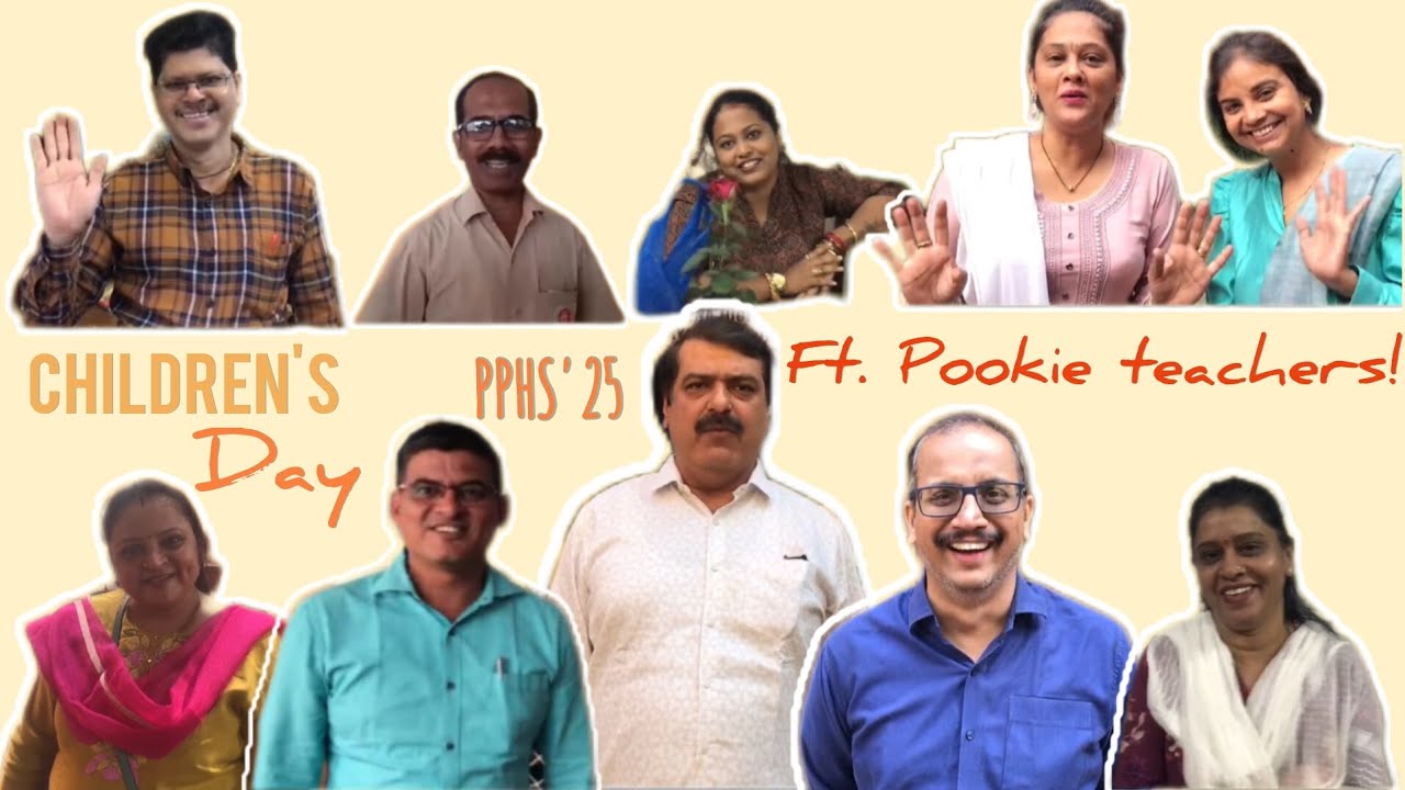 PPHS children's day celebration! 🍁 (Pookie teachers special edition 😝🎀)
