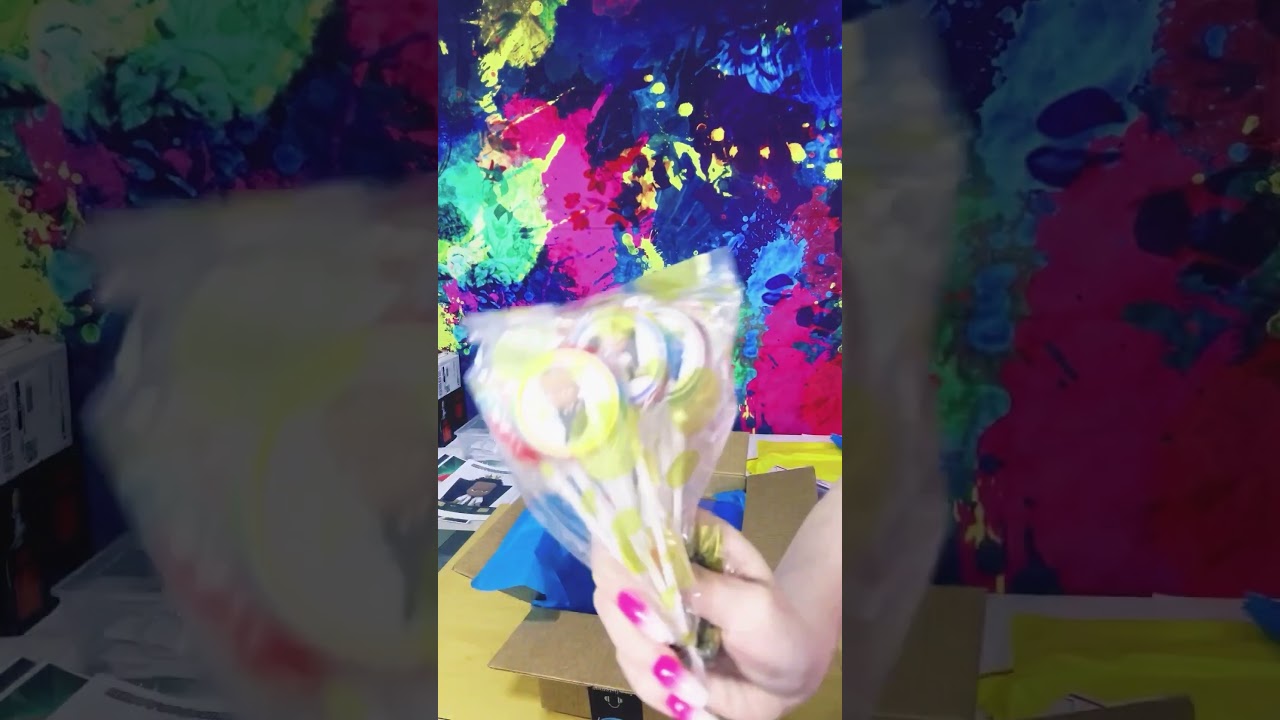 Pack orders with me Asmr! Custom party supplies home business!