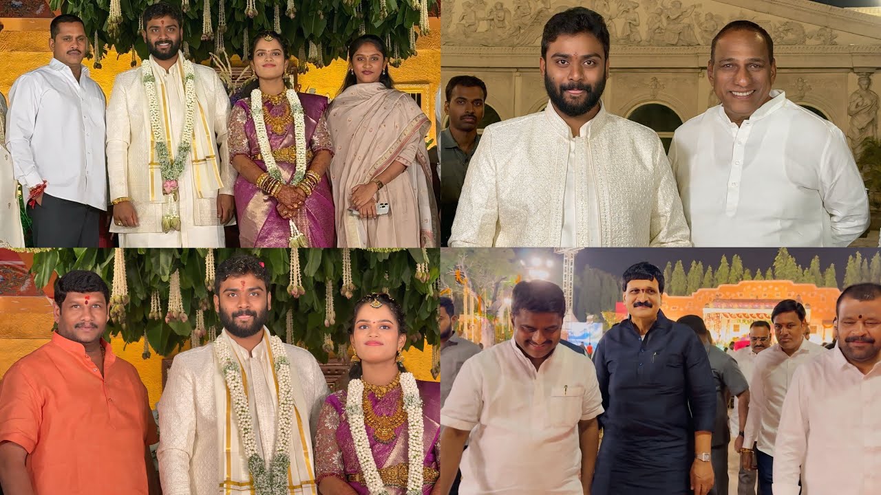 Marredpally Golla Kittu Daughter | Malla Reddy | Sky Lab | Mynampally-Attended BJP Nishanth Wedding 